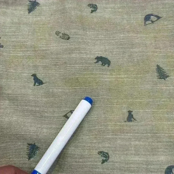 Lot Of 2 Eddie Bauer Chino Khaki Shorts American Flag Print Tag 40 (Act 42) READ - Picture 11 of 16